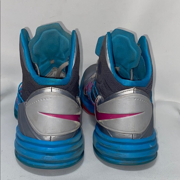 Nike Lunar Hyperdunk Grey/Fireberry-Dynamic Blue - Picture 4 of 8